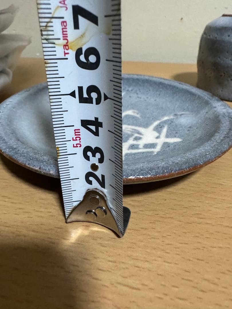 志野 加藤健 美濃焼 濃州半右衛門窯陶器　カップ　ソ一サ一　新品5点セット