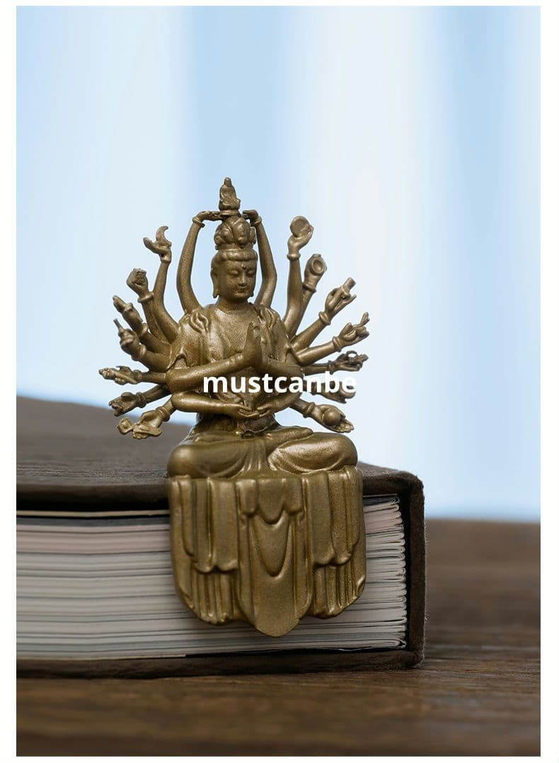 仏教美術 仏像 千手観音菩薩仏像 銅製 銅器 工芸品 置物