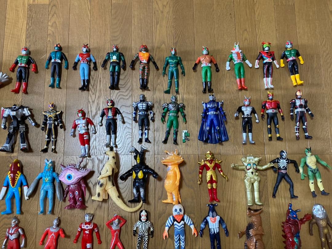 ★レトロ★ 仮面ライダー　ウルトラマン　ソフビ　フィギュア　まとめ売り！