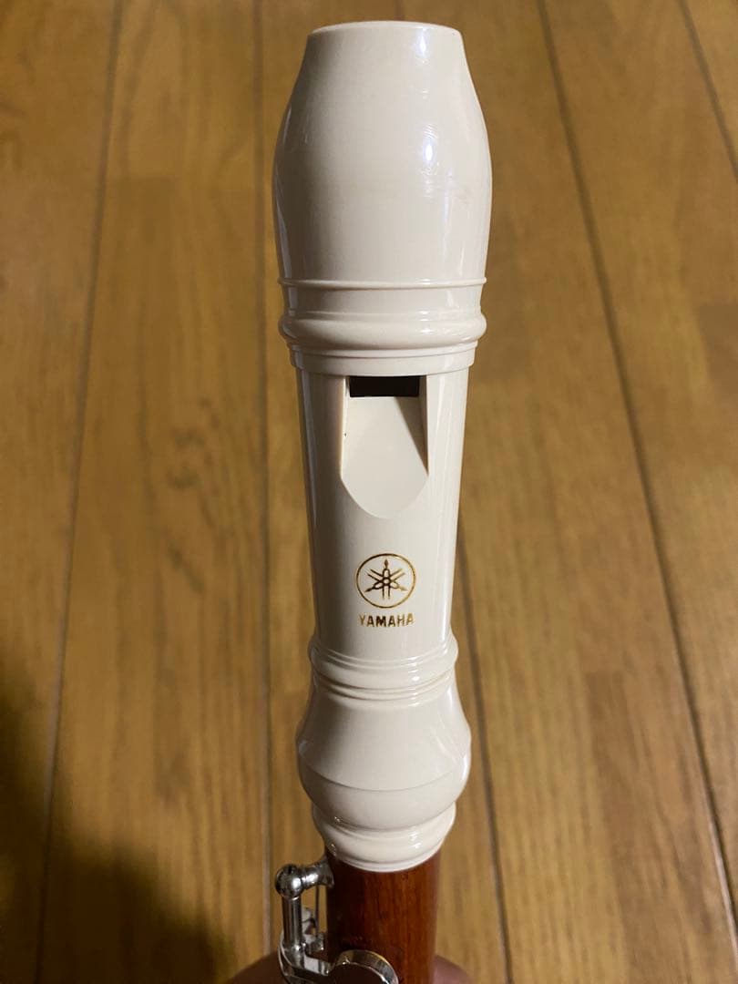 美品YAMAHA 左手用 ソプラノリコーダー 付属品完備 バック付
