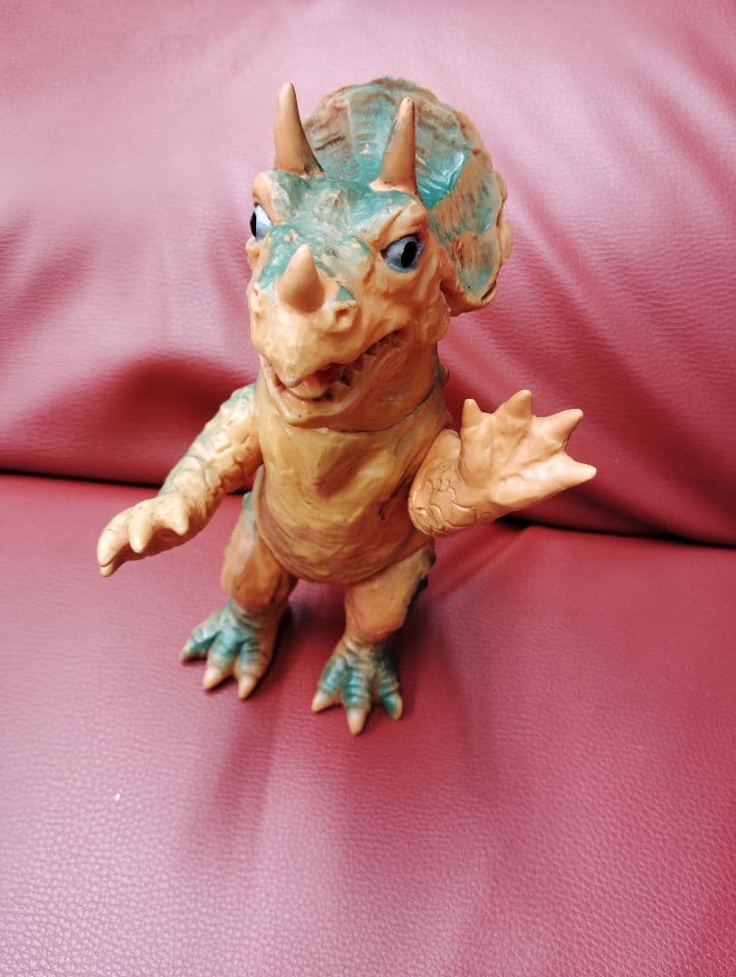 ピ*ロ様 激レア！ 当時もの パチ怪獣　トリケラン　三浦トーイ　当時物　昭和レト