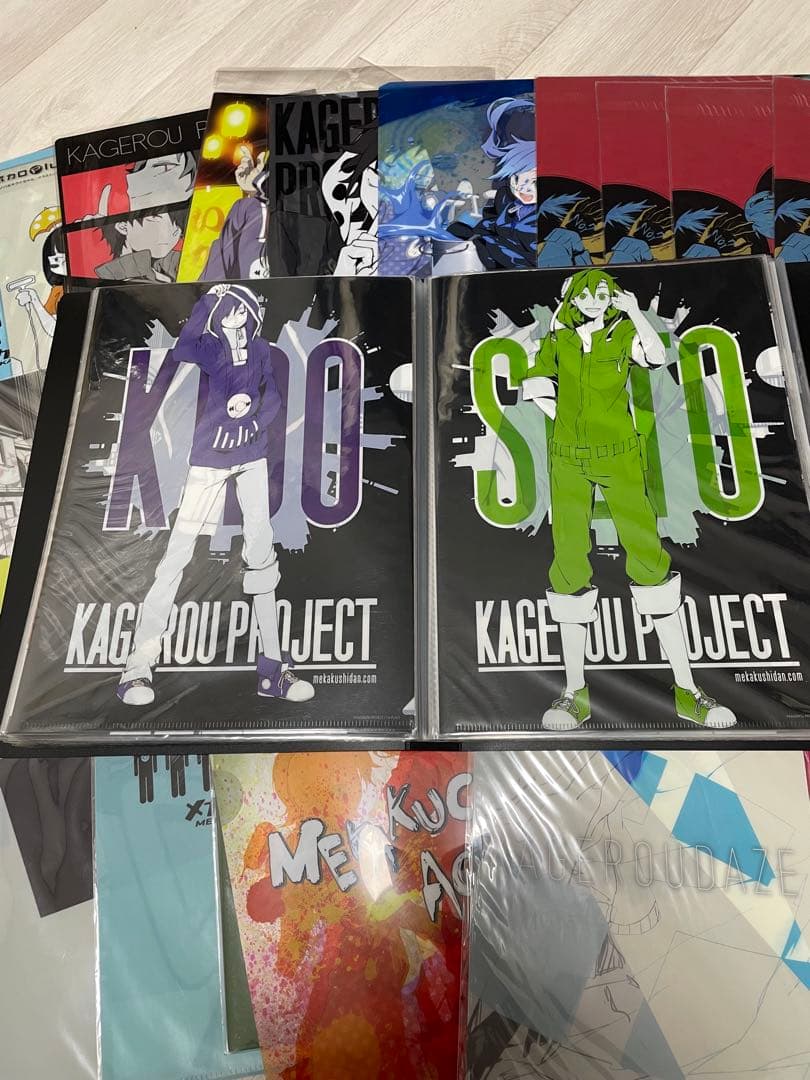 カゲロウデイズ カゲロウプロジェクト クリアファイルセット まとめ売り