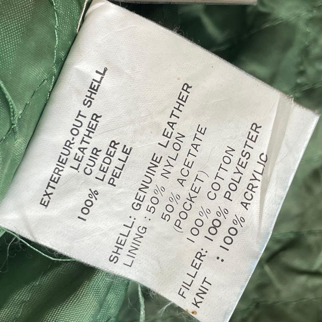 ヴィンテージ M.Julian 本革 レザーボンバージャケット 切替カラー