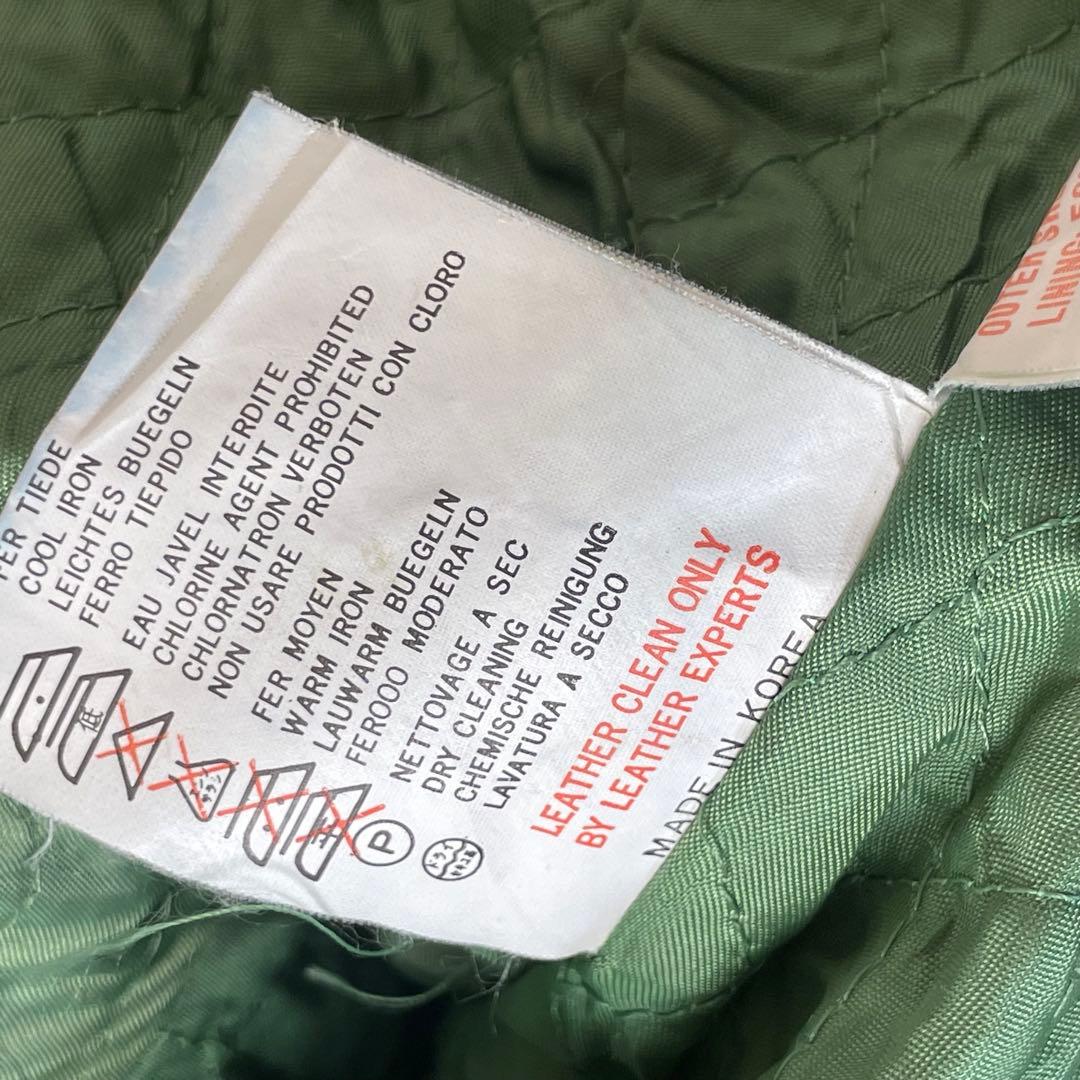 ヴィンテージ M.Julian 本革 レザーボンバージャケット 切替カラー