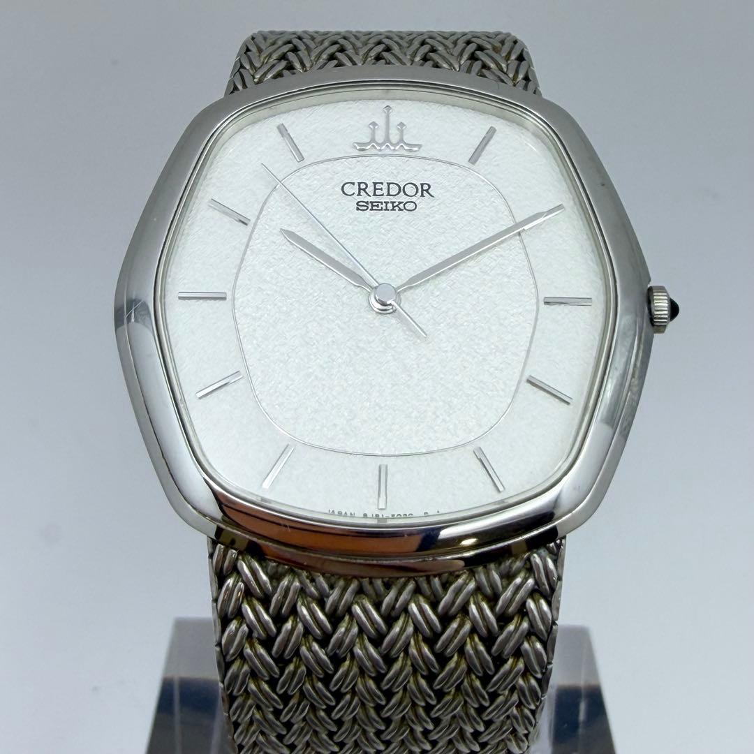 【稼働 新品電池】セイコー クレドール 8J81-5030 腕時計 クオーツ