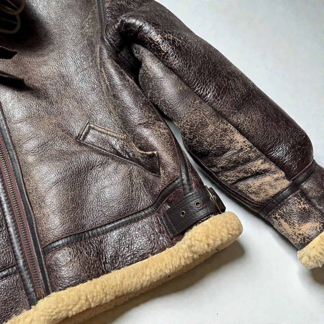 AVIATION　B-3　シープスキン　ムートンジャケット
