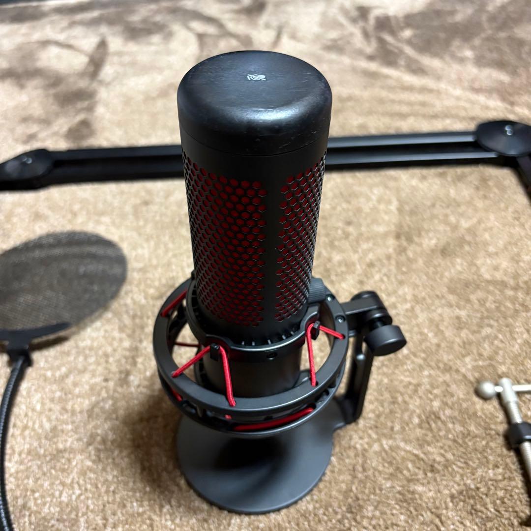 【アーム付き】HYPERX QUADCAST USBマイク