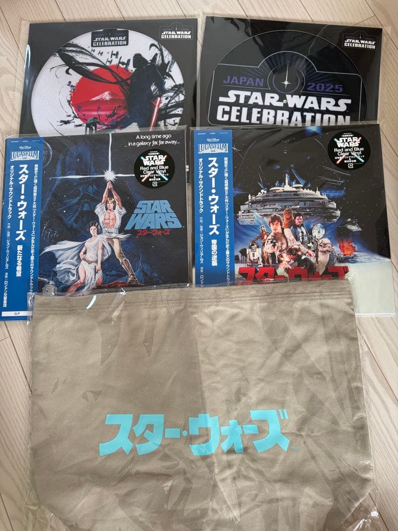 スターウォーズセレブレーション2025 会場限定レコード2枚セット 特典付き