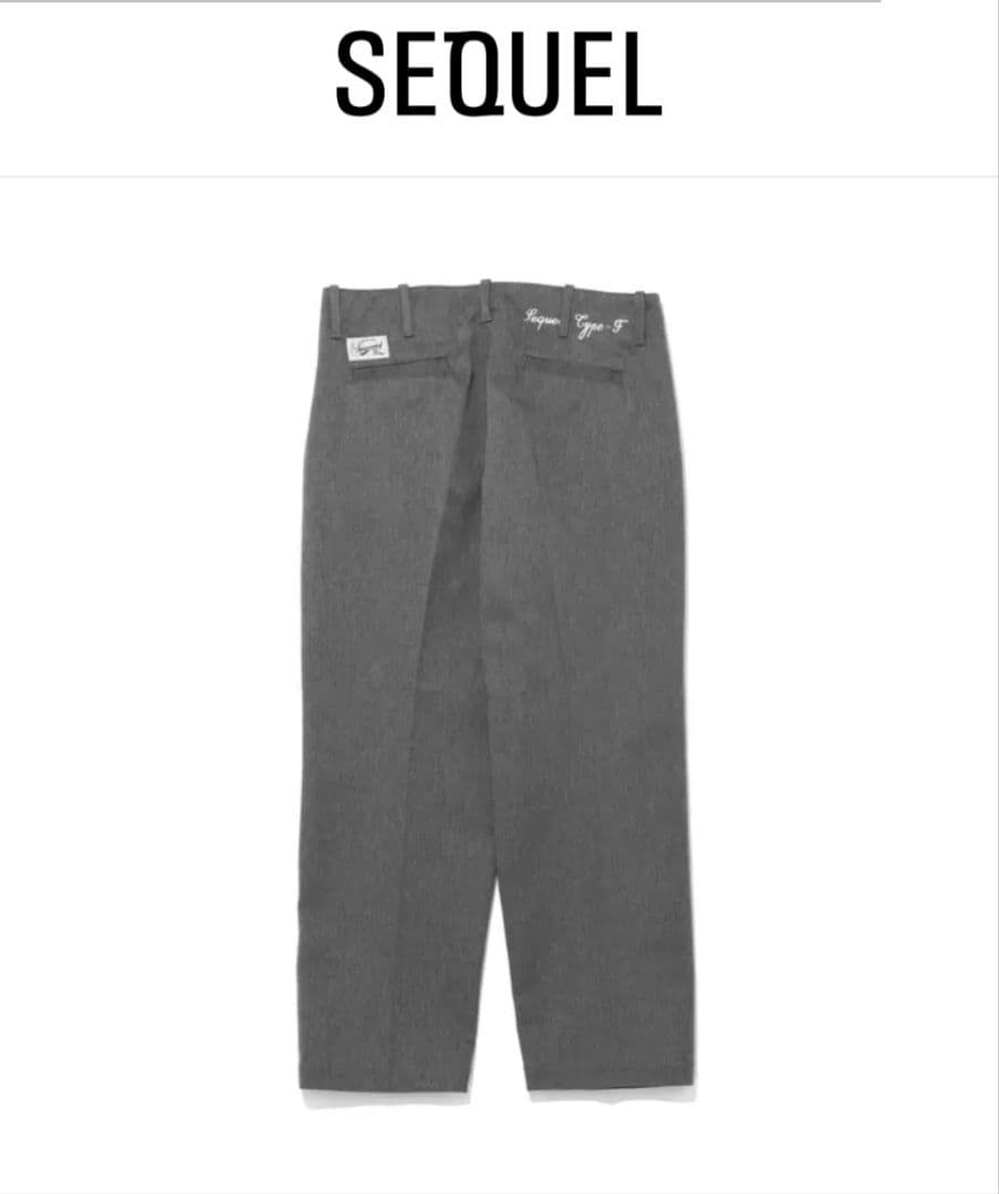 パンツ SEQUEL 2025AW CHINOPANTS(TYPE-F) Gray2
