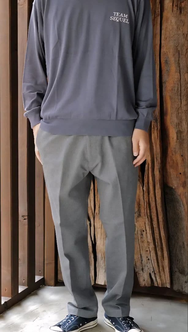 パンツ SEQUEL 2025AW CHINOPANTS(TYPE-F) Gray2
