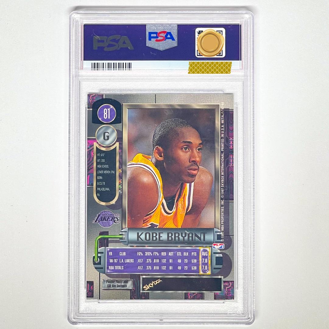 PSA鑑定済 1997 KOBE BRYANT L UNIVERSE