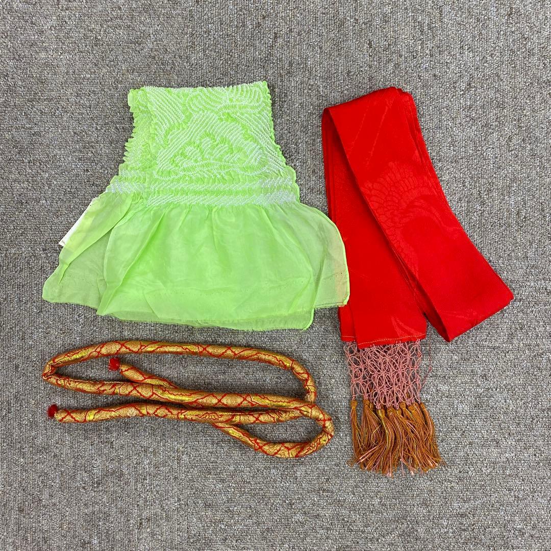 ゆう505agu13◎帯&帯揚げ帯締めしごき&草履バッグ◎