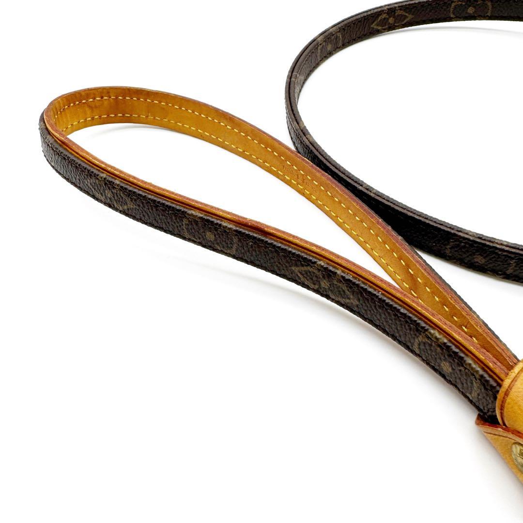 LOUIS VUITTON ルイヴィトン リード 小型犬 モノグラム レザー