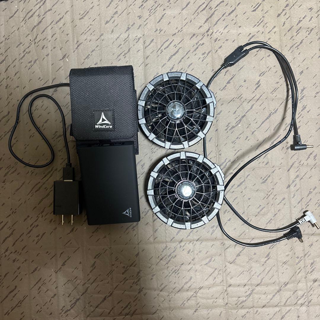 ワークマン　Windcore バッテリー ファンセット