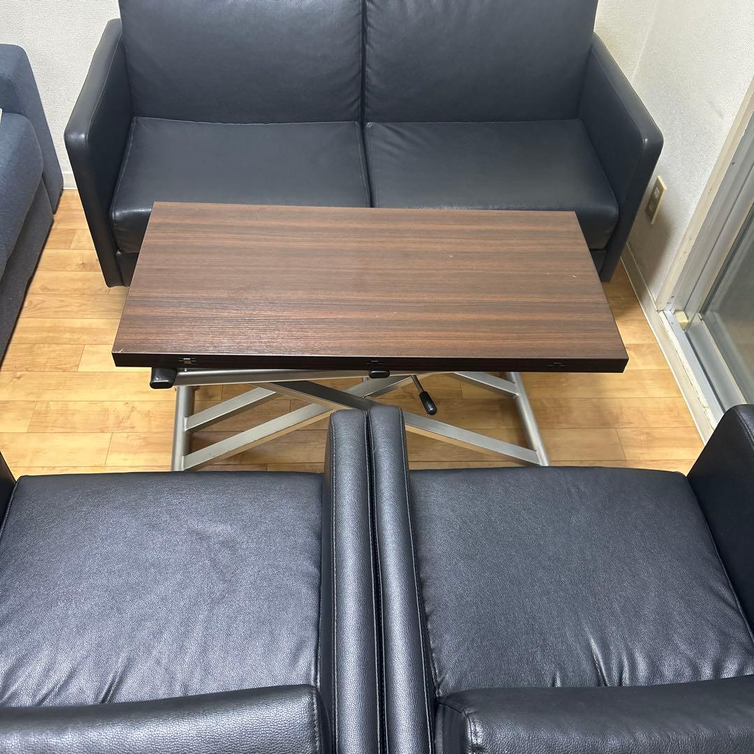 応接セット　2人がけソファ　1人がけソファ　応接テーブル　リビング　ダイニング