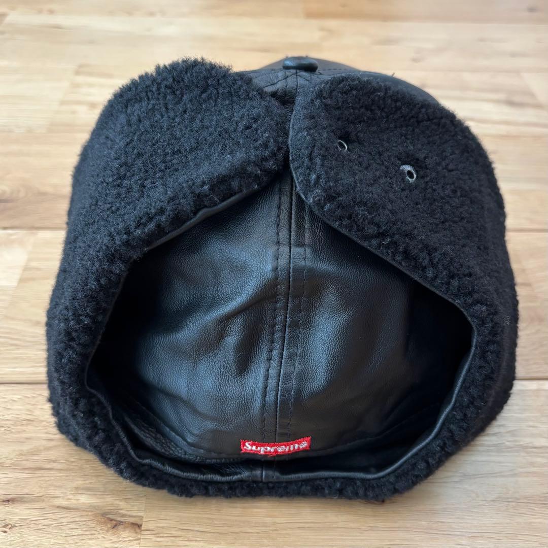 帽子 Supreme Leather Earflap Box Logo New Era