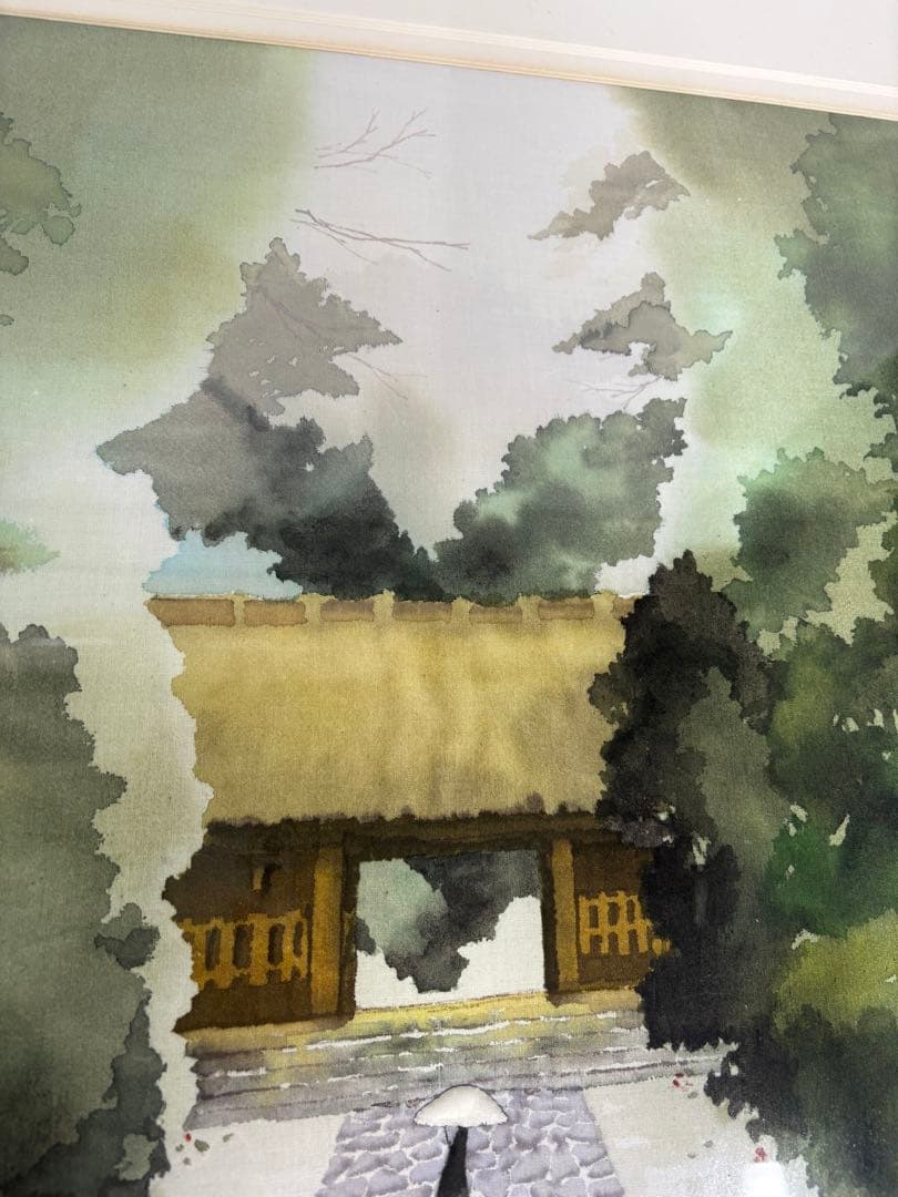 植田莫　染色画家　種田山頭火　句抄絵　絵画