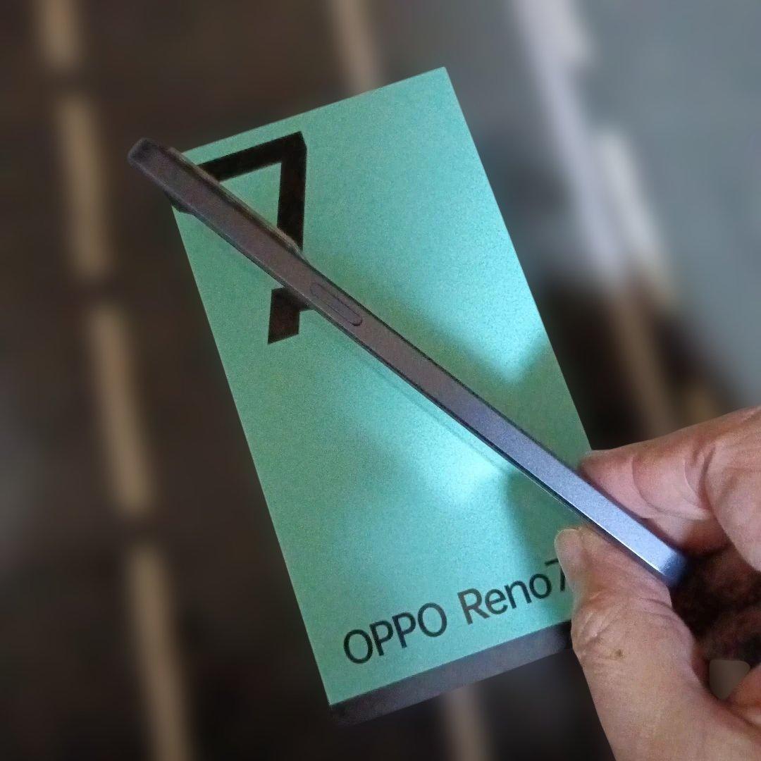 美品　OPPOReno7A　ブラック値下げ、5日から発送予定