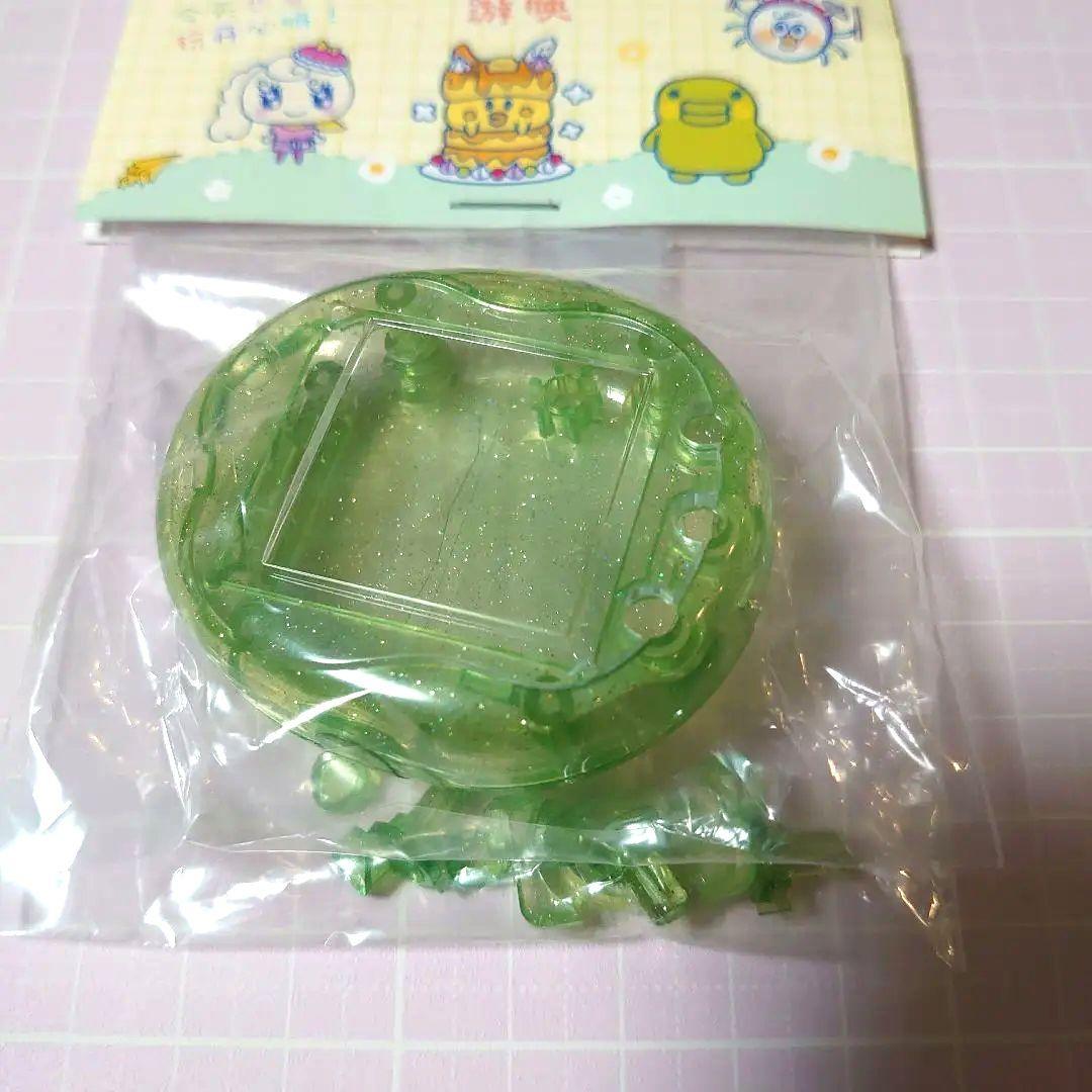 たまごっちユニ シェル ラメ入りクリアグリーン Tamagotchi Uni
