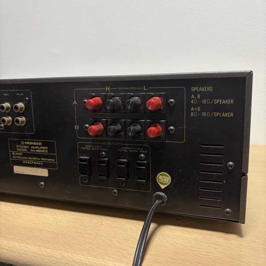 パイオニア SA-8800Ⅱ プリメインアンプ 通電OK 動作未確認