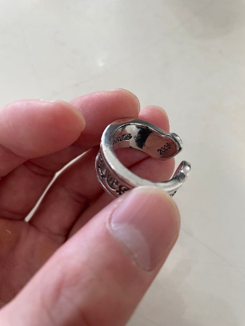 クロムハーツラージスクロールリング