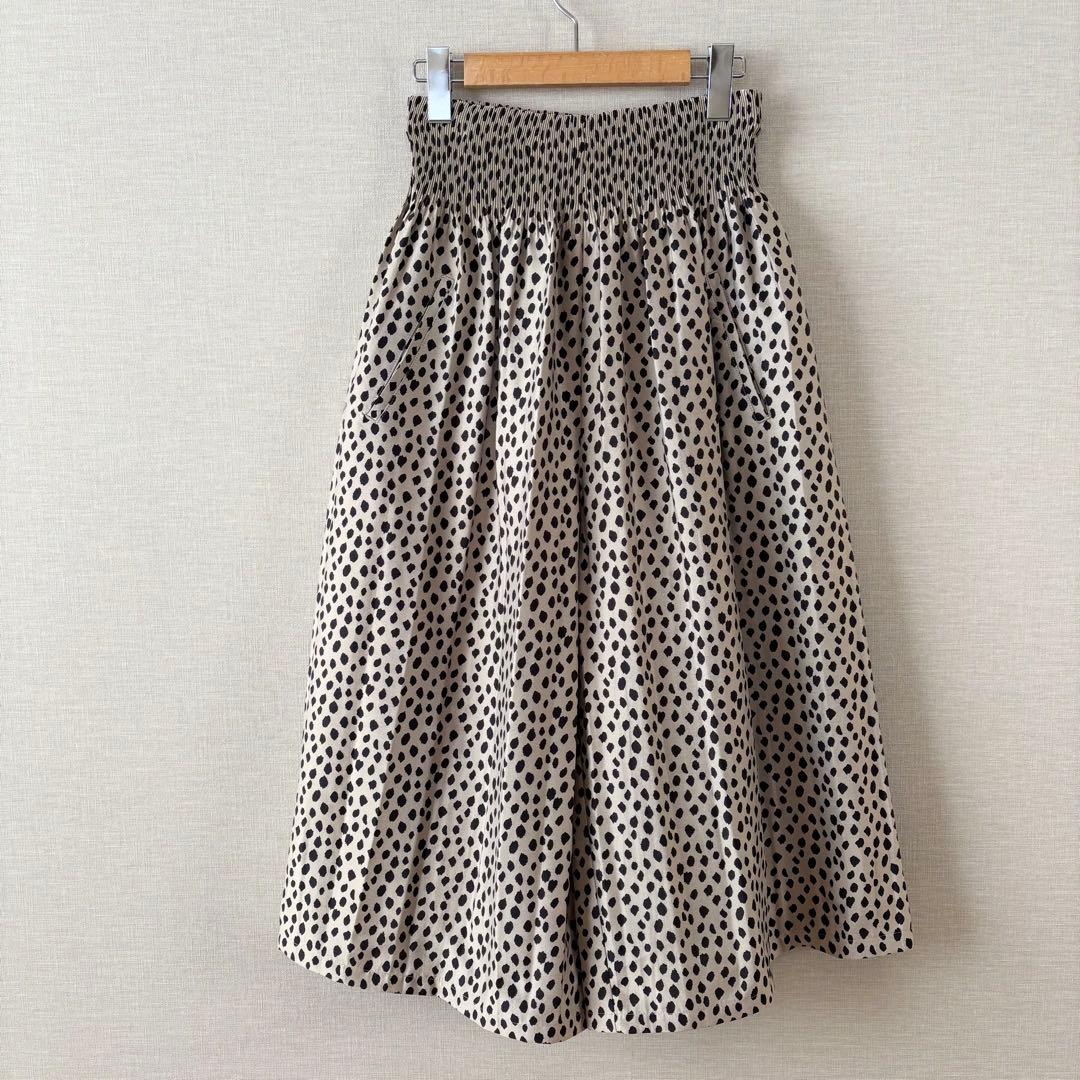 極美品✨ビアズリー 2023AW レオパードジャガードキュロットパンツ