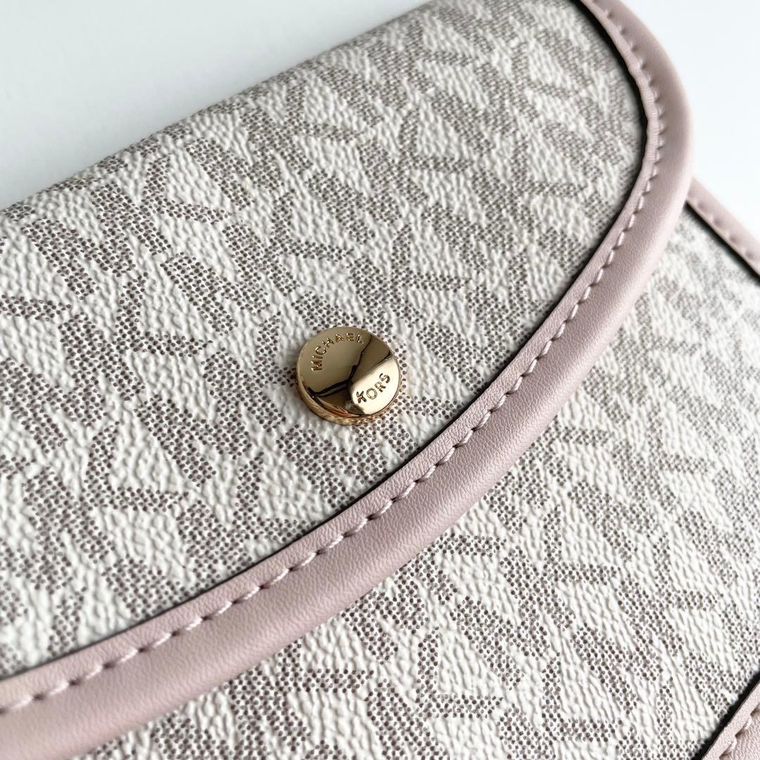 マイケルコース ハンドバッグ 2way ポーチ付き シグネチャー 白 新品保管