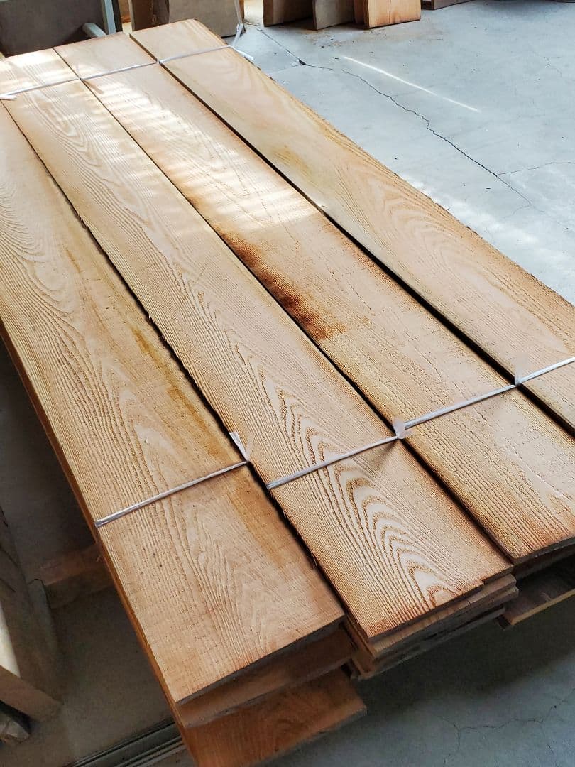 一枚板 サワラ 無節 DIY インテリア 壁板 床材 足場板 60枚