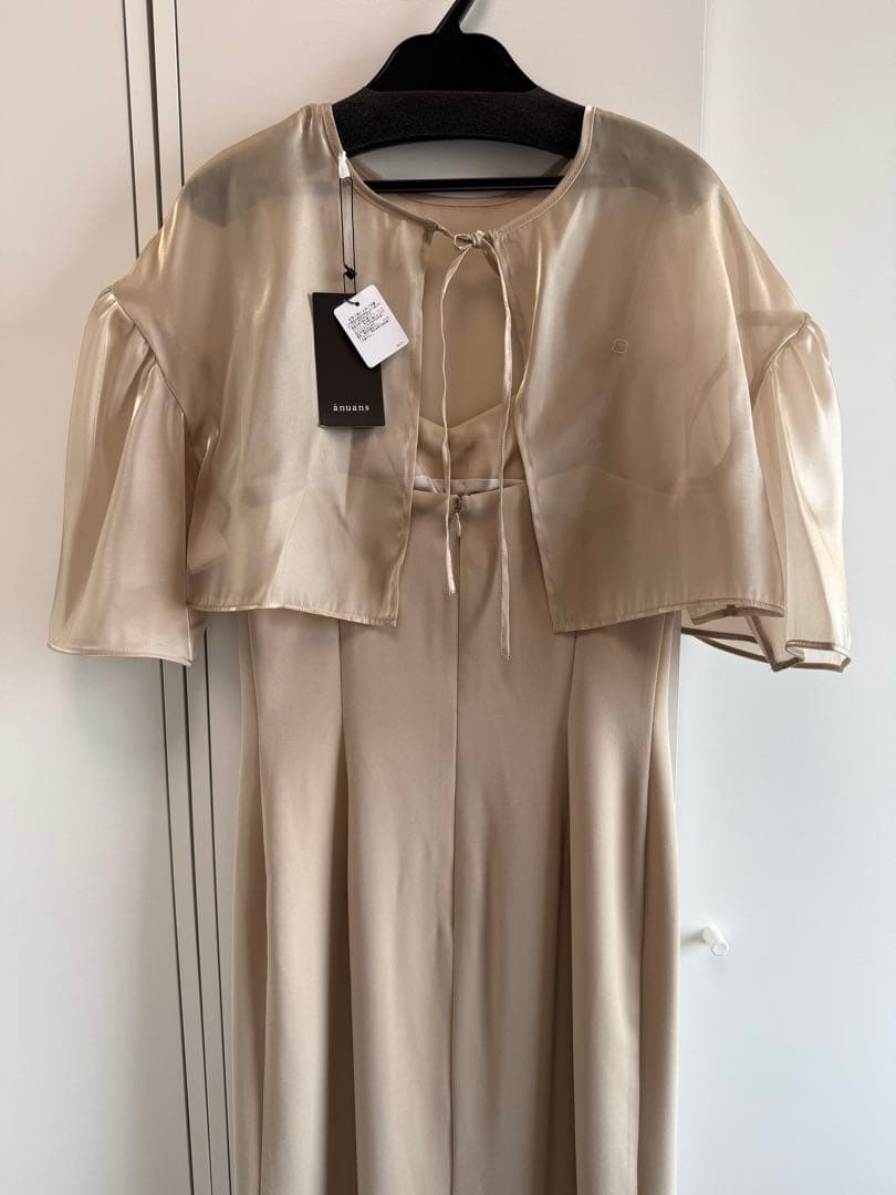 【新品】レイヤードコンビネーションドレス(anuans)