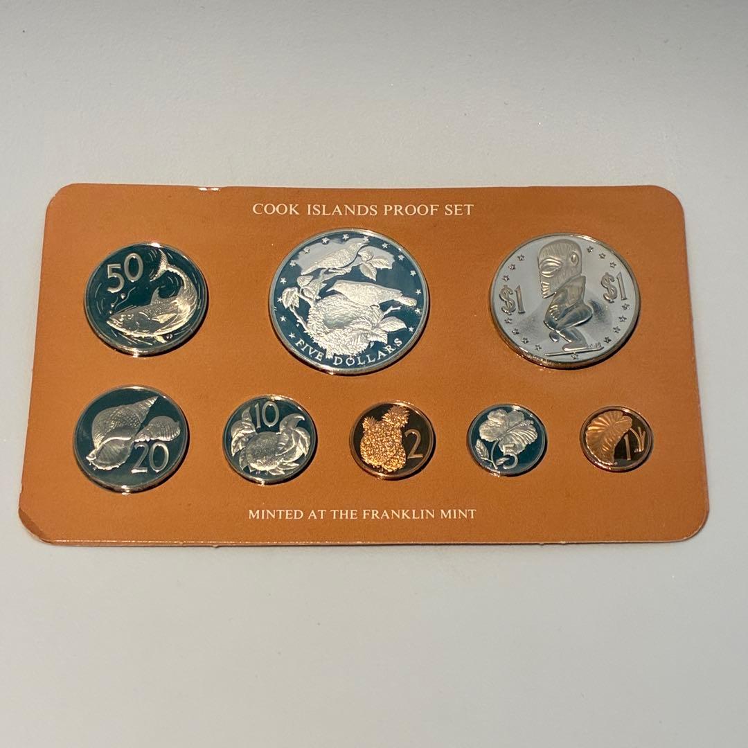 1978年 フランクリン・ミント クック諸島 プルーフセット