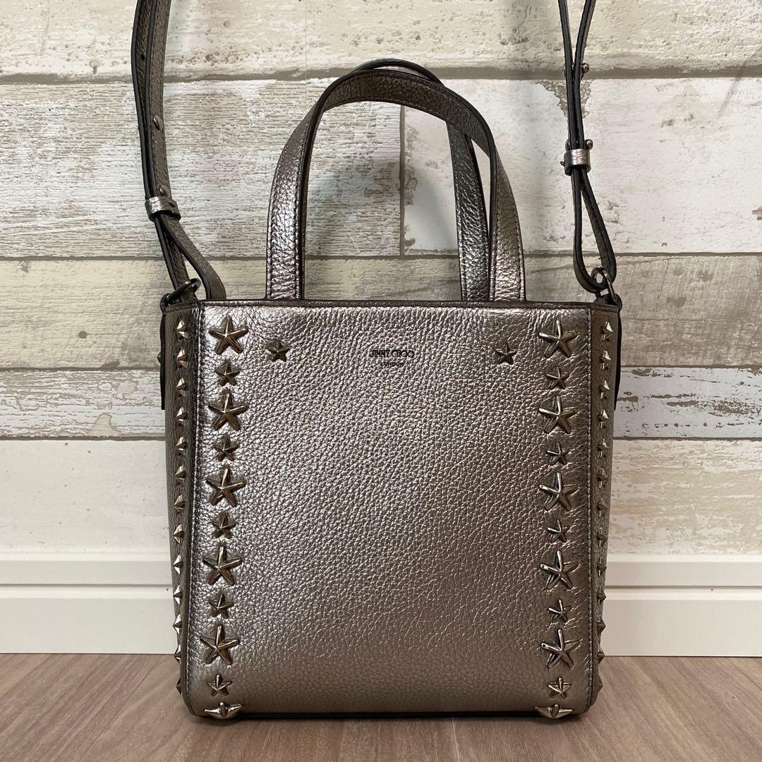 ◆美品◎ Jimmy Choo ジミーチュー スタースタッズ　ハンドバッグ