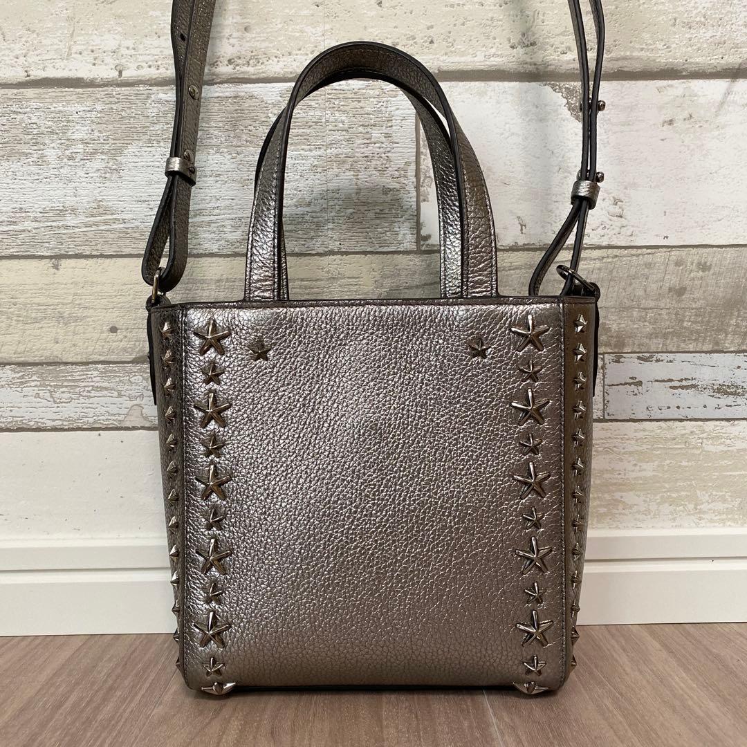 ◆美品◎ Jimmy Choo ジミーチュー スタースタッズ　ハンドバッグ