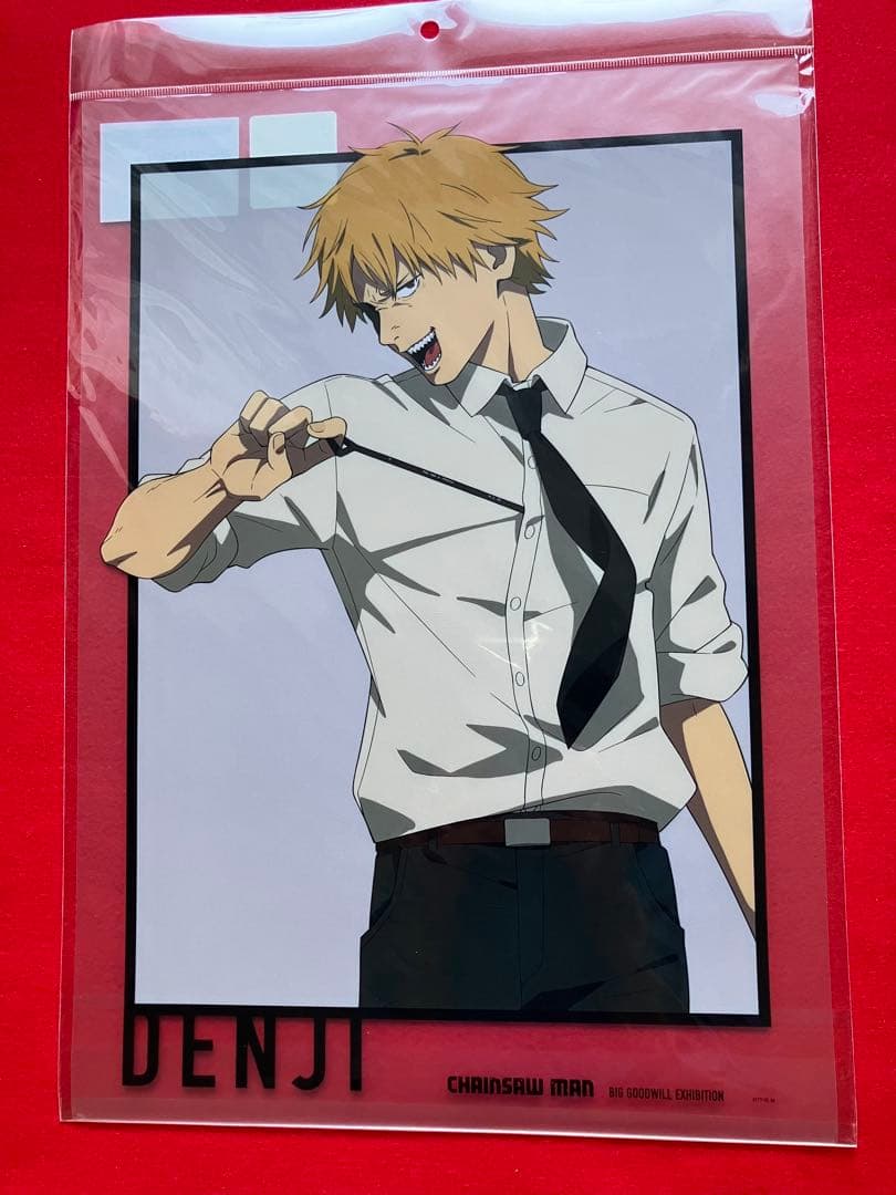 チェンソーマン　大交流展　A3クリアポスター　アキ　デンジ