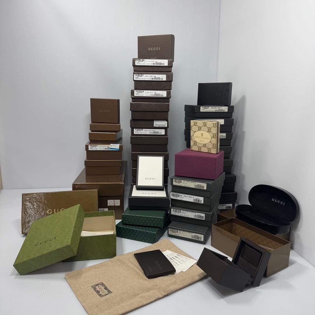 U-ma GUCCI グッチ 空箱 40点 大量 まとめ売り