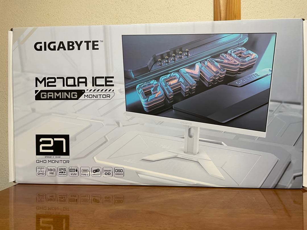 27インチWQHD180hzゲーミングモニター M27QA ICE