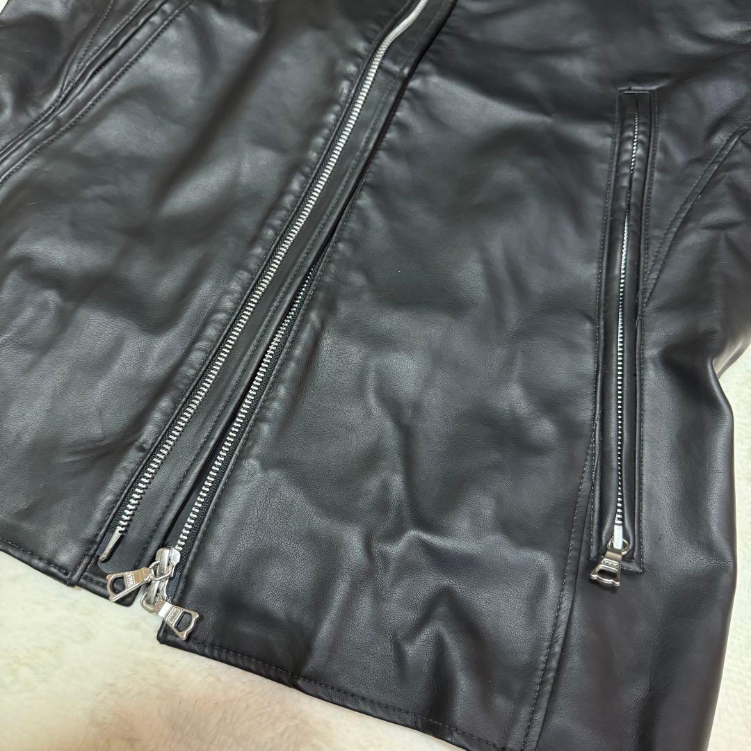 【極美品】BEAMS HEART シングルライダースジャケットL