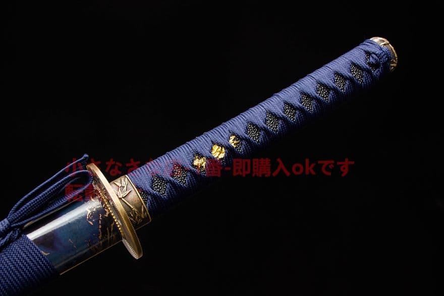 膝切武士刀-高性能マンガン鋼 武具　刀装具　日本刀　模造刀 居合刀