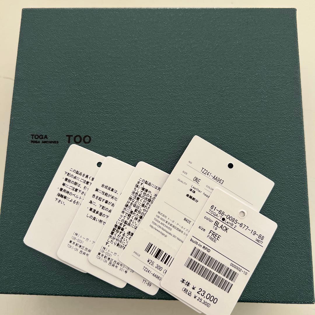 TOGA LEATHER HEADBAND 2 カチューシャ