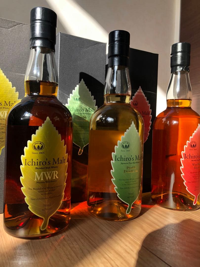 [人気] イチローズモルト　リーフシリーズ 3本セット　新品未開封