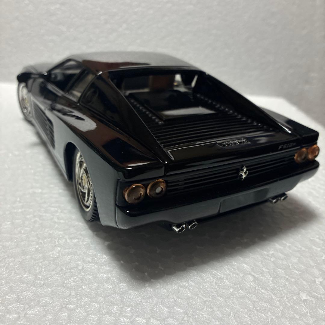 フェラーリ F512M (テスタロッサ)1/18ダイキャストミニカー　ブラック