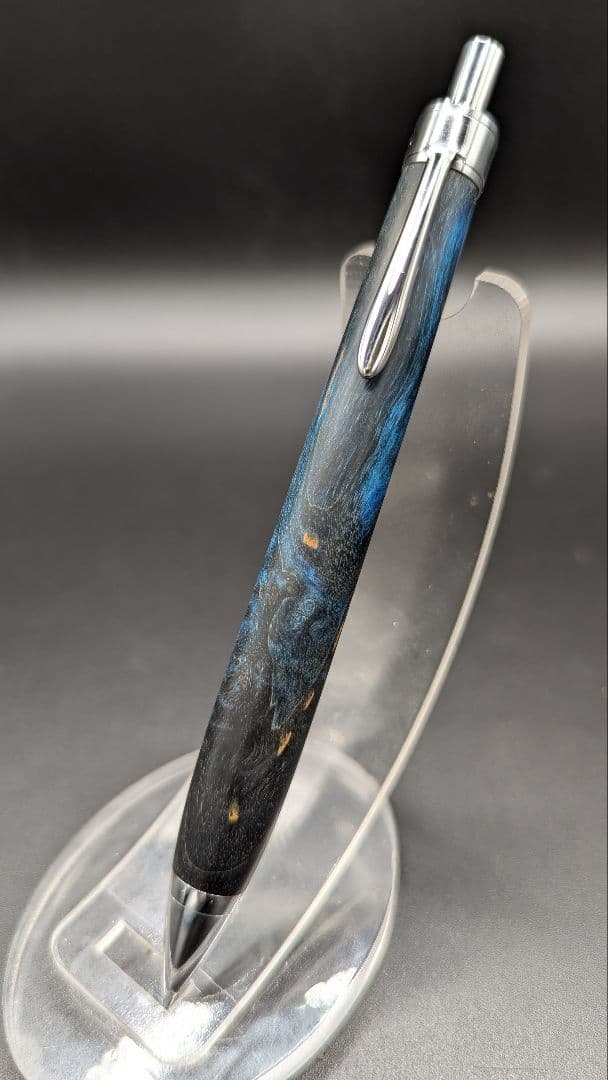 288ペン工房翌檜　スタビライズドウッドバーチバール　木軸シャーペン　ボールペン