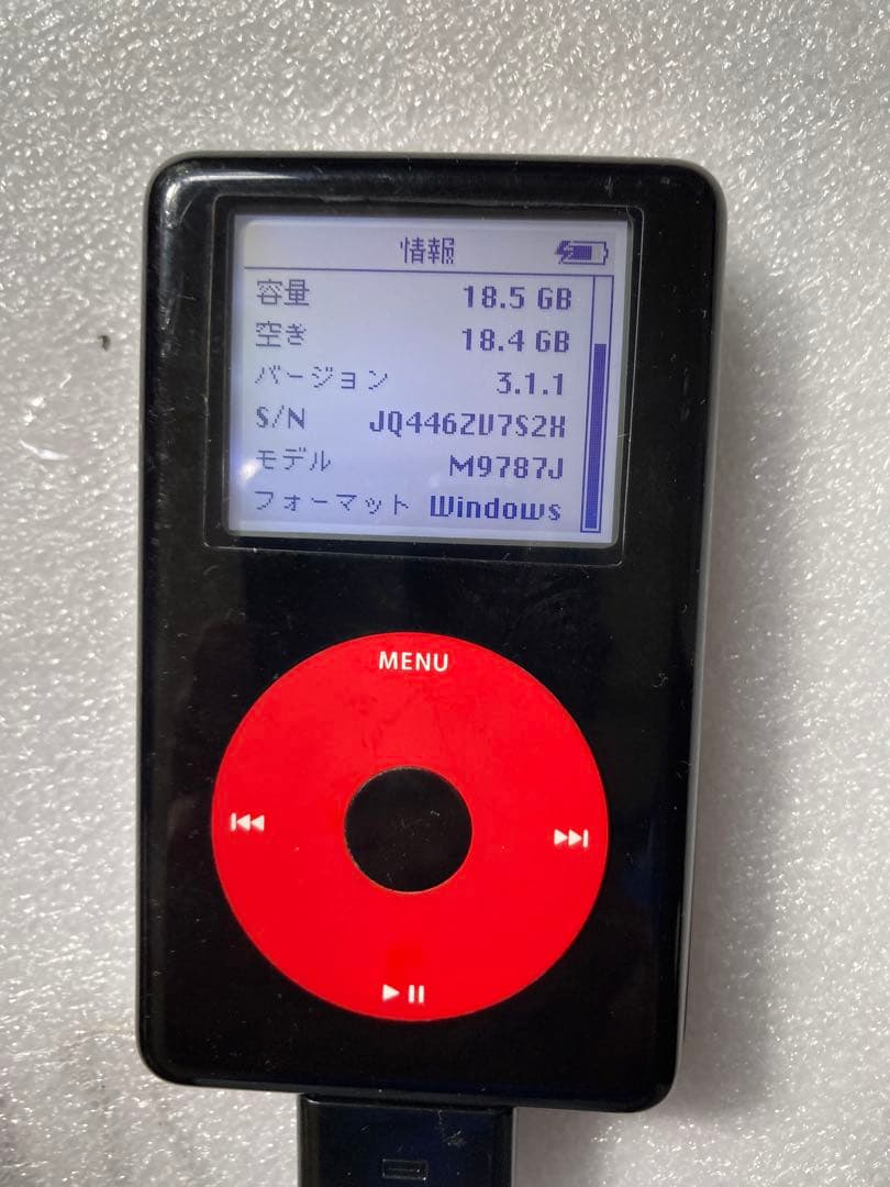 iPod U2Special Edition 20GB 新品バッテリー交換済