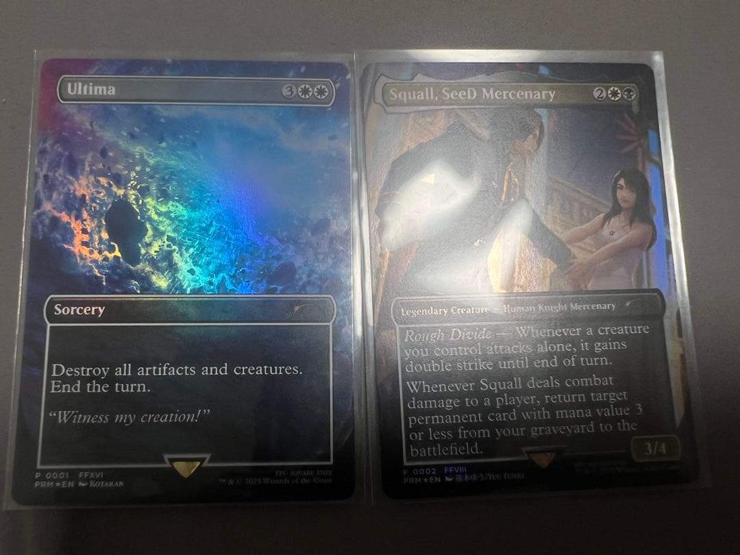 MTG SeeDの傭兵スコール 古代魔法アルテマ2枚セット　プロモ