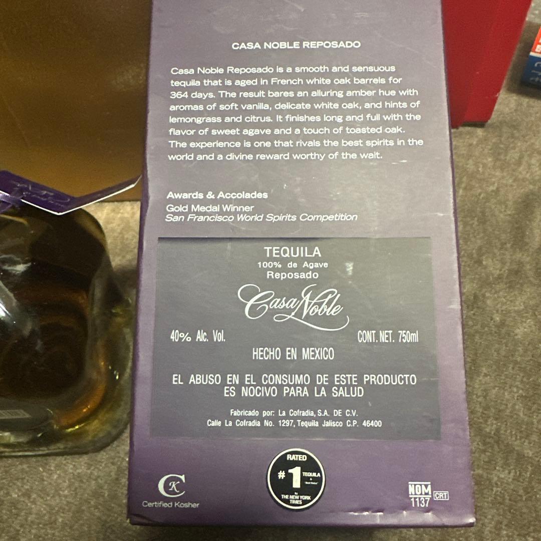 その他 Casa Noble Tequila Reposado 750ml
