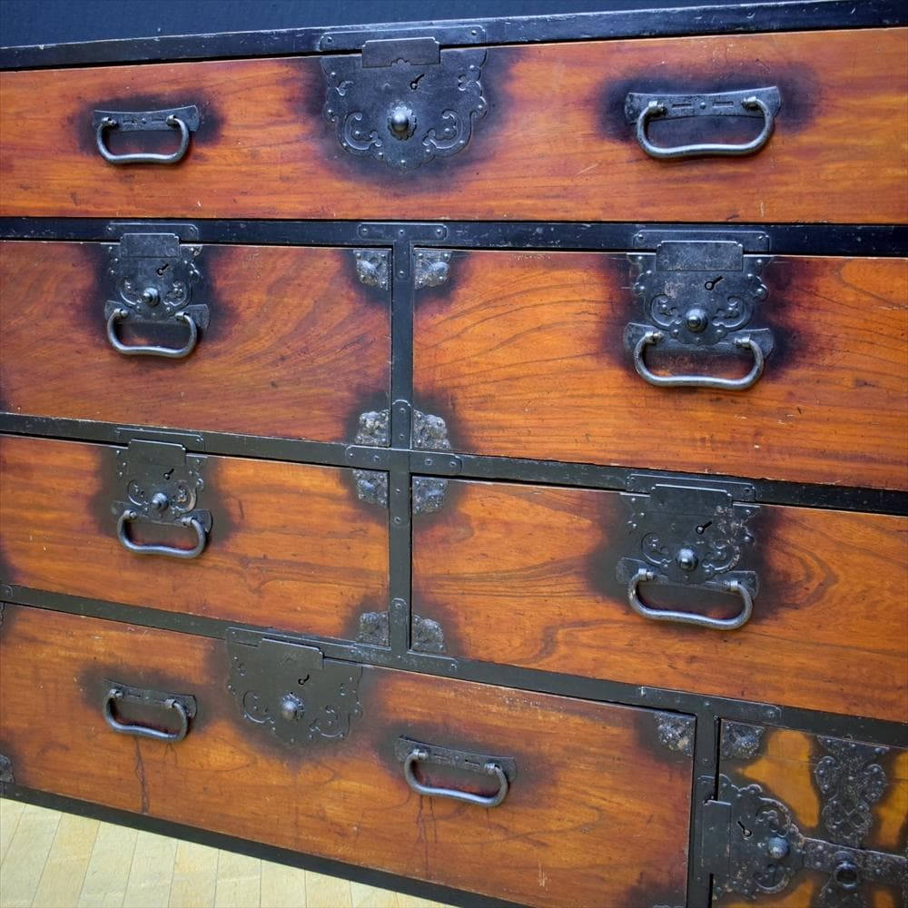 古民具　民芸家具　時代箪笥　整理箪笥　箪笥　たんす　タンス　チェスト　レトロ