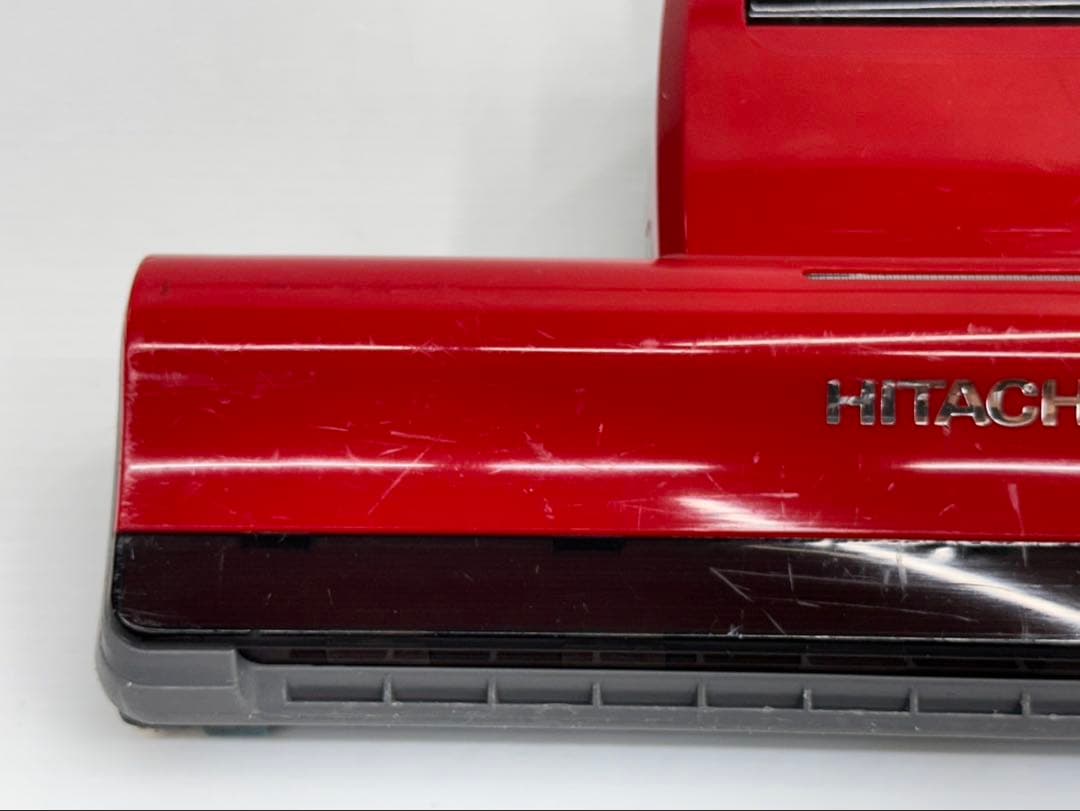 中古　日立掃除機　D-AP51 ヘッド　パワーブラシ　中古　赤　レッド　吸口　頭