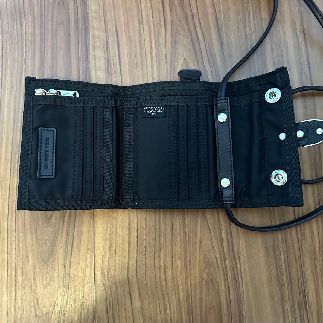 希少　TOGA PORTER トーガ ポーター 財布 ウォレット ブラック