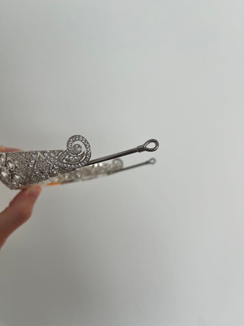 英国王室風ウェディングティアラ