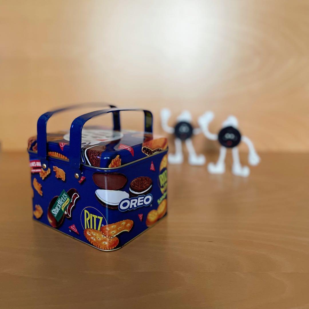 ナビスコ　ヴィンテージ　ランチボックス　アメトイ　TIN 缶ボックス　昭和レトロ