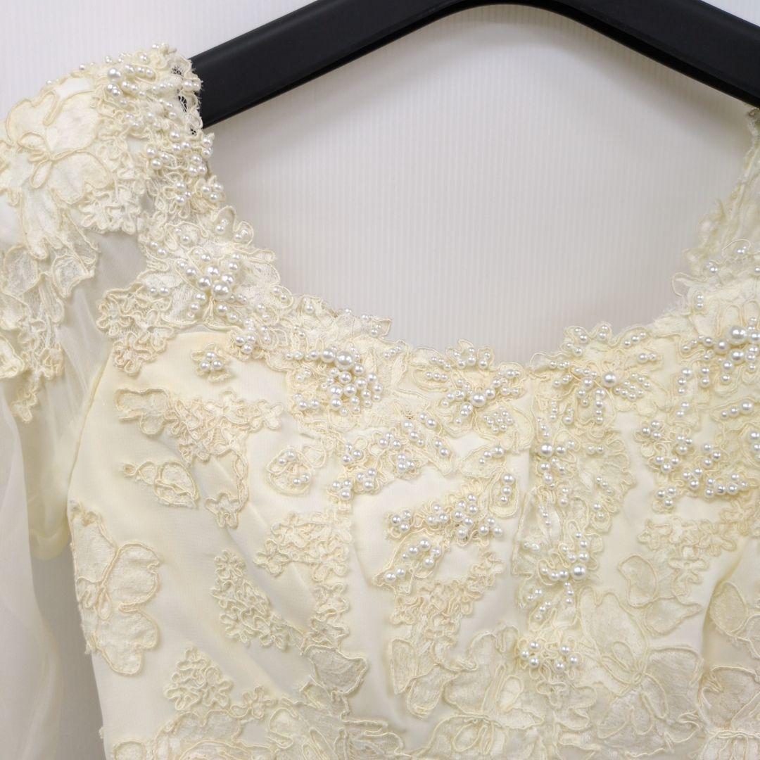 桂由美　ウェディングドレス　ロングスリーブ